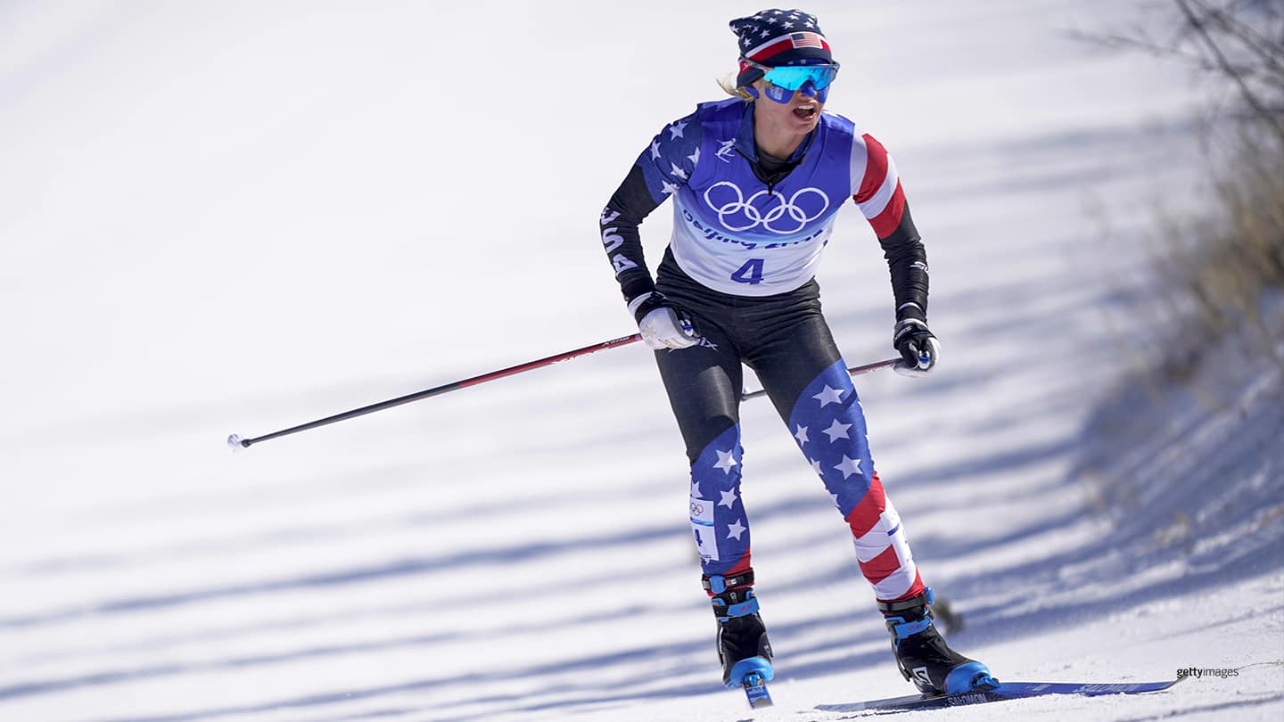 Team USA Jessie Diggins Sets U.S. XC Ski Record With 14th World Cup
